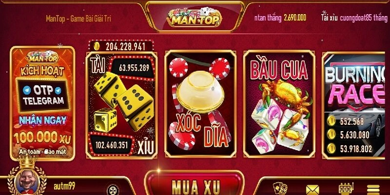 tài xỉu mantop